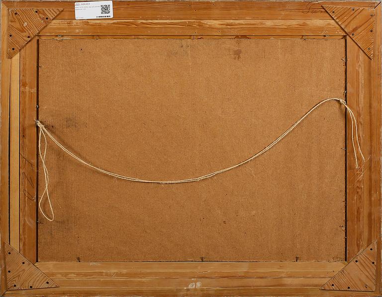 ERIC H OLSON, olja på pannå, signerad.