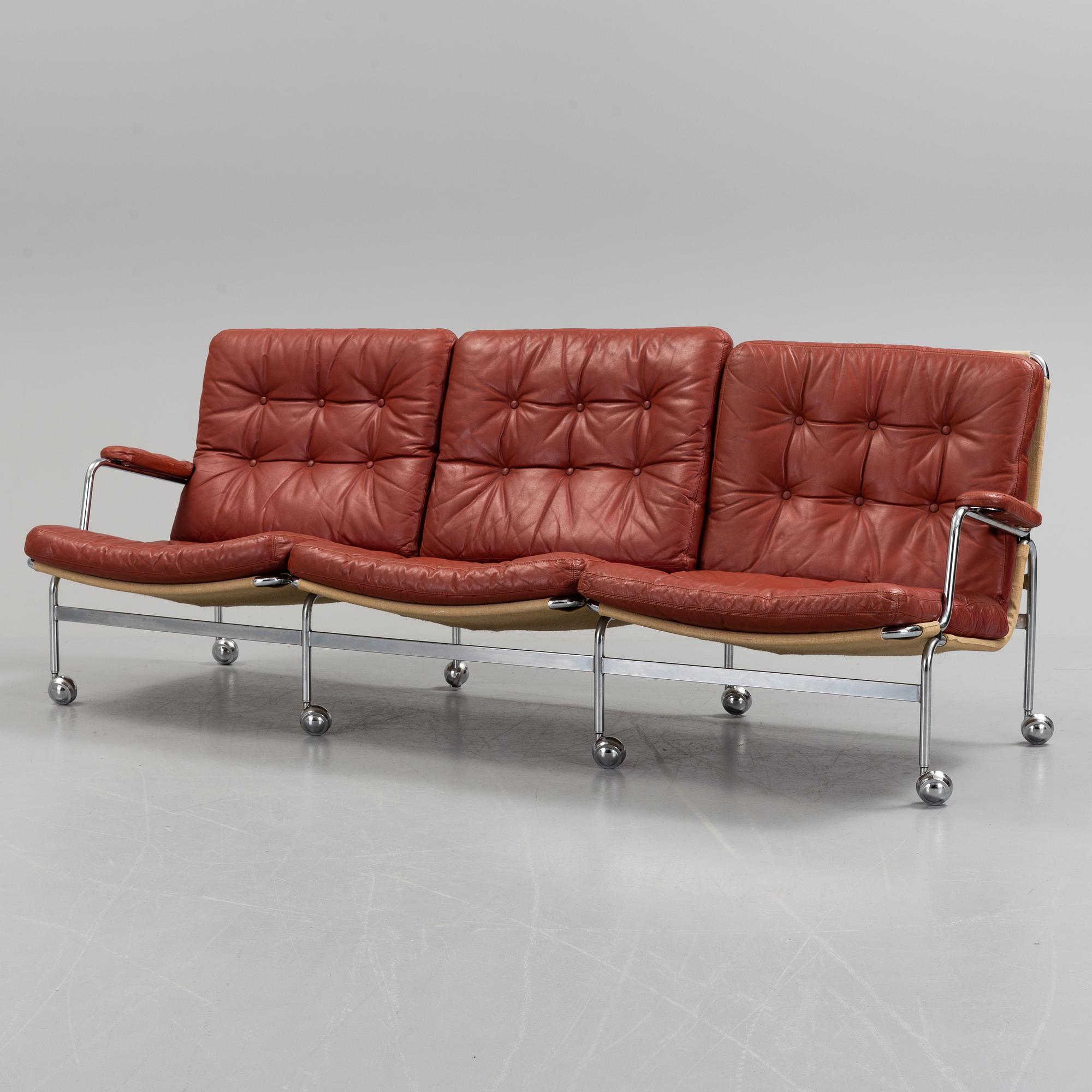 A 'Karin' sofa by Bruno Mathsson.