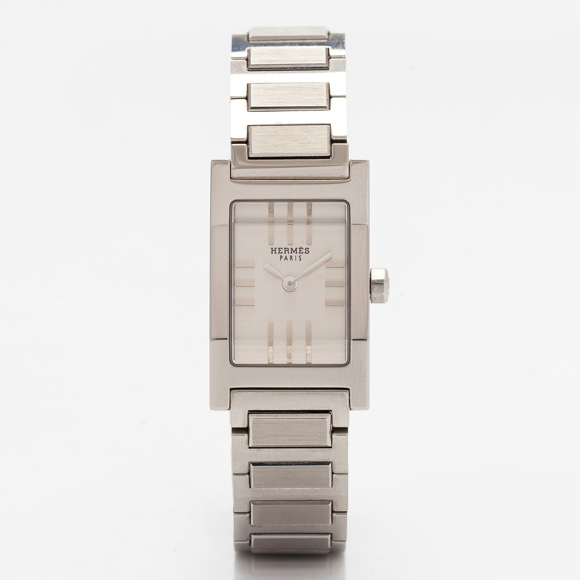 Hermès, Tandem, wristwatch, 18.5 mm.