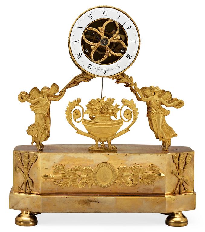 A Swedish Empire 1820's mantel clock.