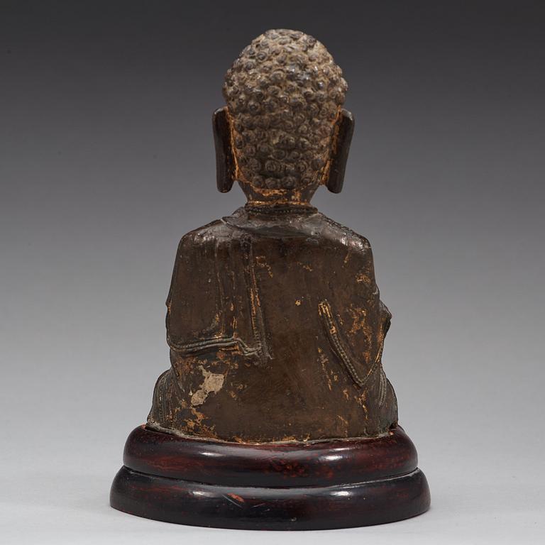 BUDDHA, brons. Mingdynastin (1368-1644).