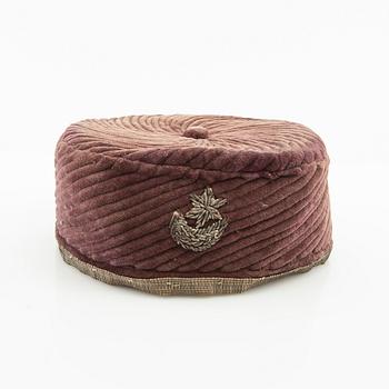 Uniform cap for military, fez, Ottoman Empire, turn of the 20th century.