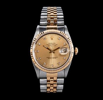 139. A MEN'S WRIST WATCH, Rolex Oyster Perpetual Datejust.