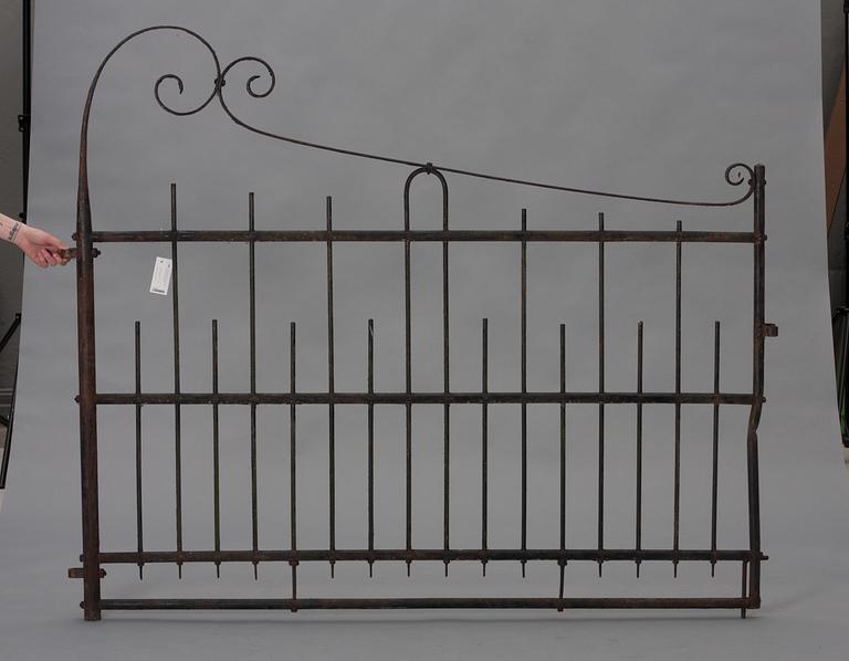 A pair of swedish iron gates.