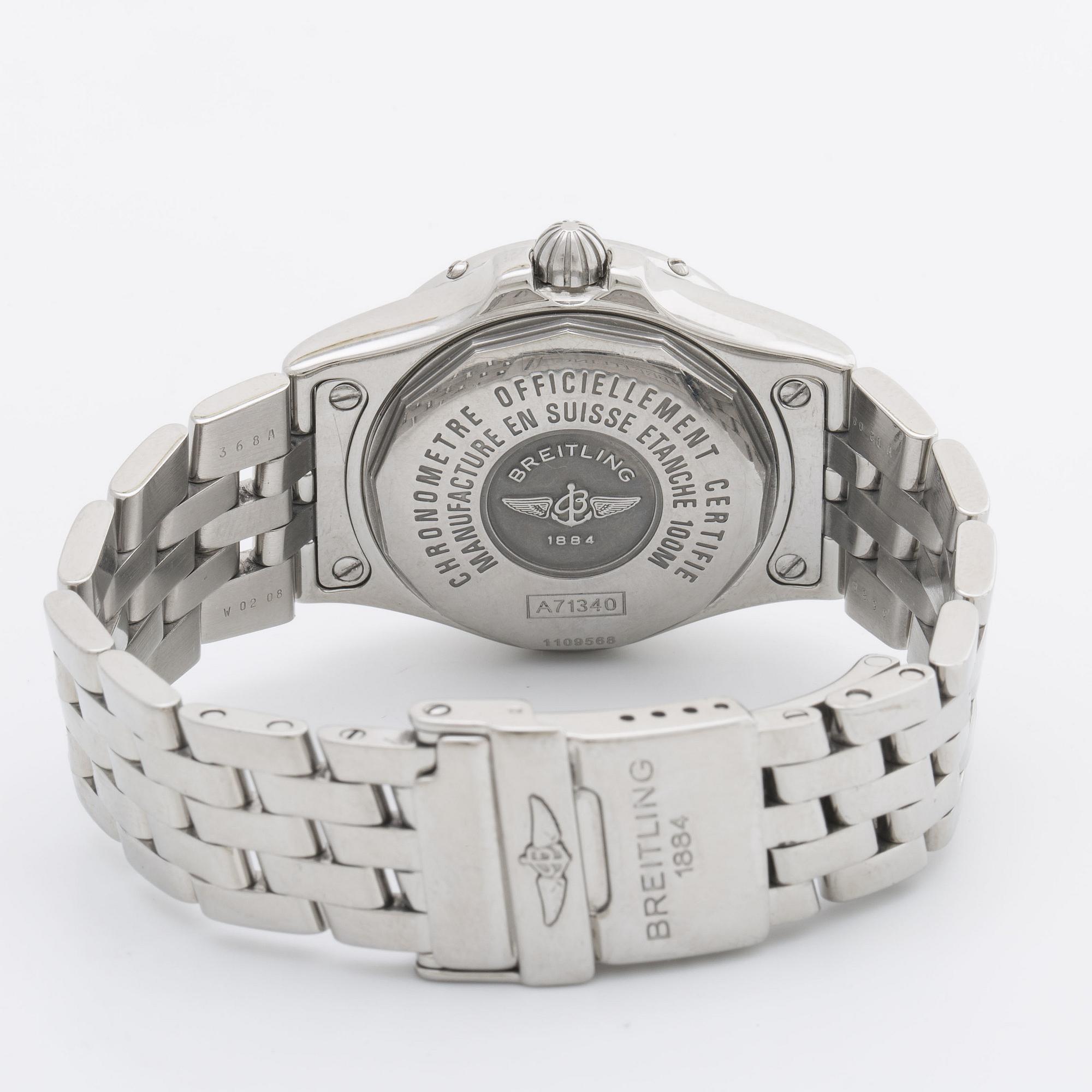 BREITLING, Starliner A71340 ladies wristwatch, 100m/330 ft.
