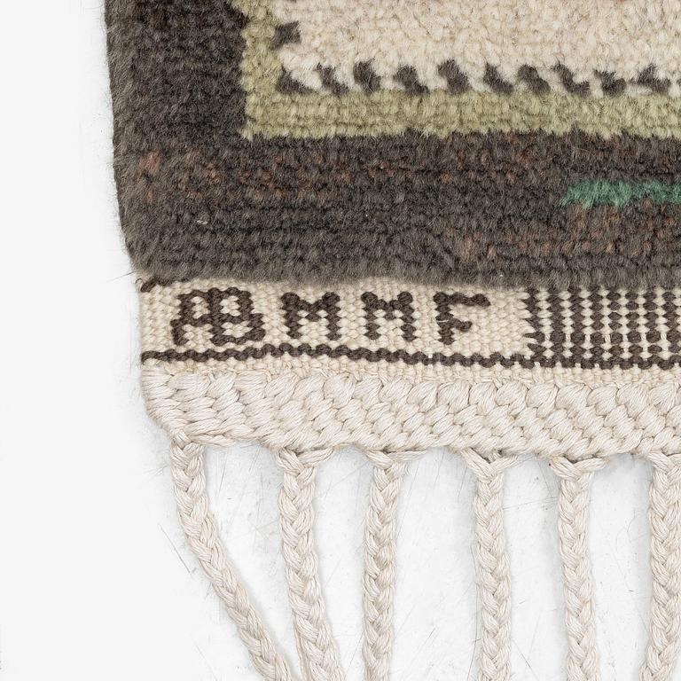 Märta Måås-Fjetterström, matta, "Örtagården", flossa, ca 352 x 256 cm, signerad AB MMF JBE 1952.