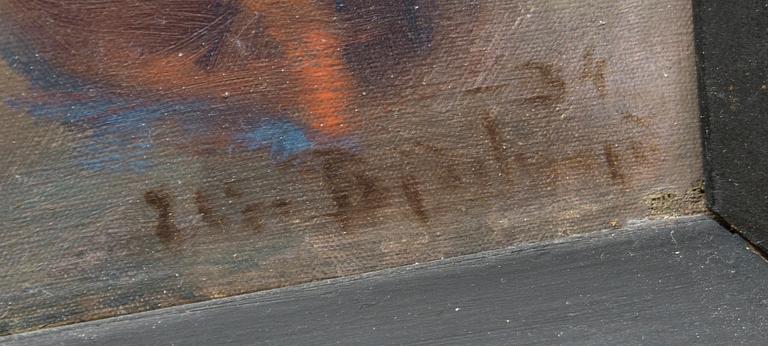 ELSA BJÖRKMAN-GOLDSCHMIDT, tillskriven, olja på duk, signerad och daterad -34.