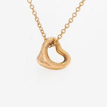 Tiffany & Co, Elsa Peretti, halsband, "Open Heart", 18K guld.