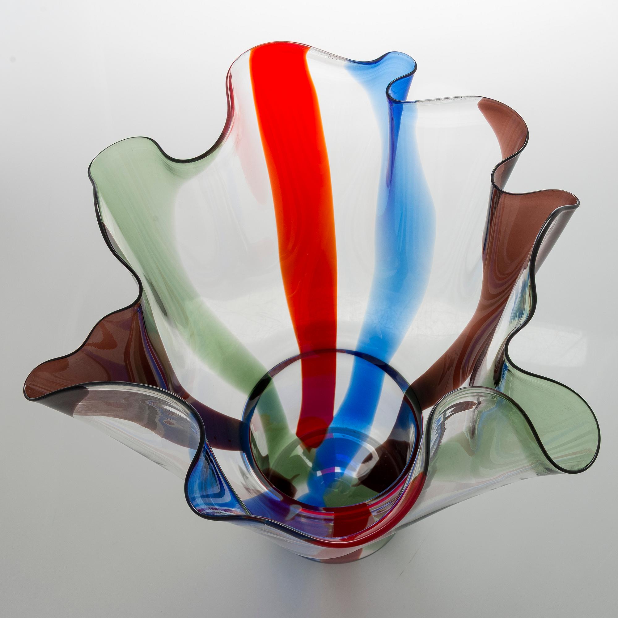 Timo Sarpaneva, a 'Blossom' vase signed Venini -94 Sarpaneva.