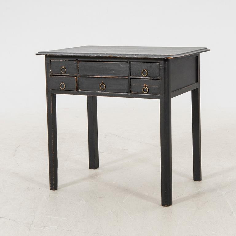 A painted table later part of the 20th century.