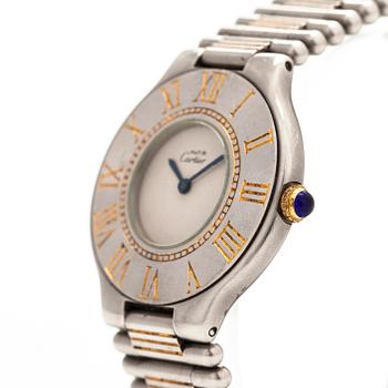 Cartier, Must 21, wristwatch, 31 mm.