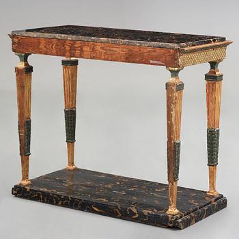 A late Gustavian circa 1800 console table.