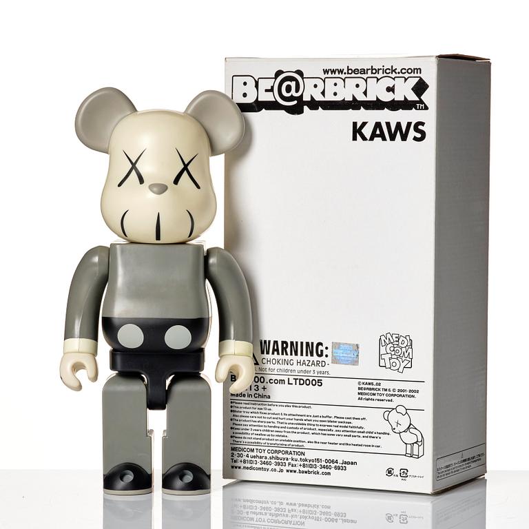 KAWS, 400% BE@RBRICK (Grey).