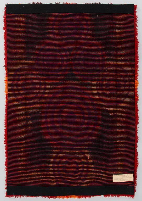 Terttu Tomero, rya, modell för Neovius Oy. Ca 160 x 110 cm.