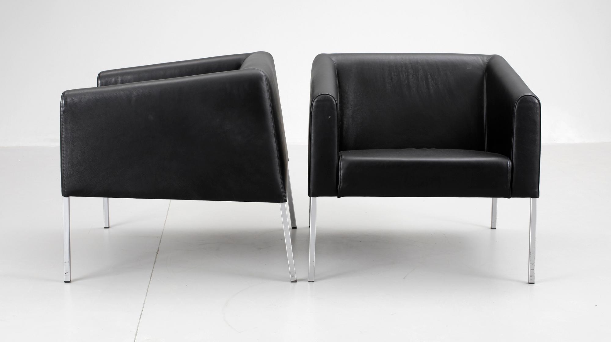 FÅTÖLJER, ett par, design: "Claesson Koivisto Rune" för Skandiform. Modell: "Boxer".