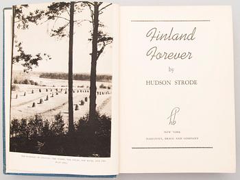 Four books of which two with Loja och Eliel Saarinen's Ex-Libris by Erik O.W. Ehrström, two given as gifts to Saarinen.