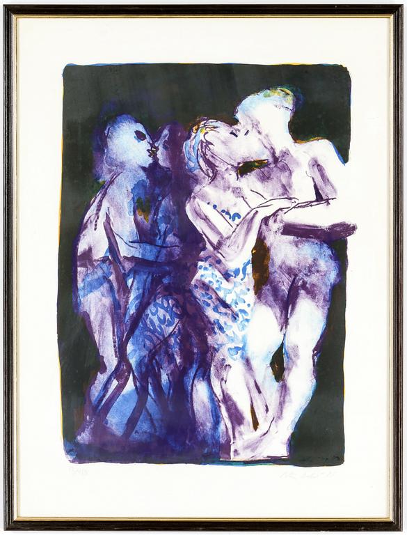 PETER DAHL, färglitografi, signerad och numrerad 12/450.