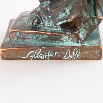 SALVADOR DALÍ, bronze, signed, numbered 120/VM. Stamped Gjuteri Airaindor Valsuani.