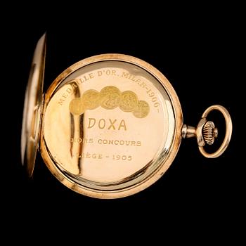 FICKUR, herr, 14K guld, savonett, Doxa, 1900-talets första hälft.