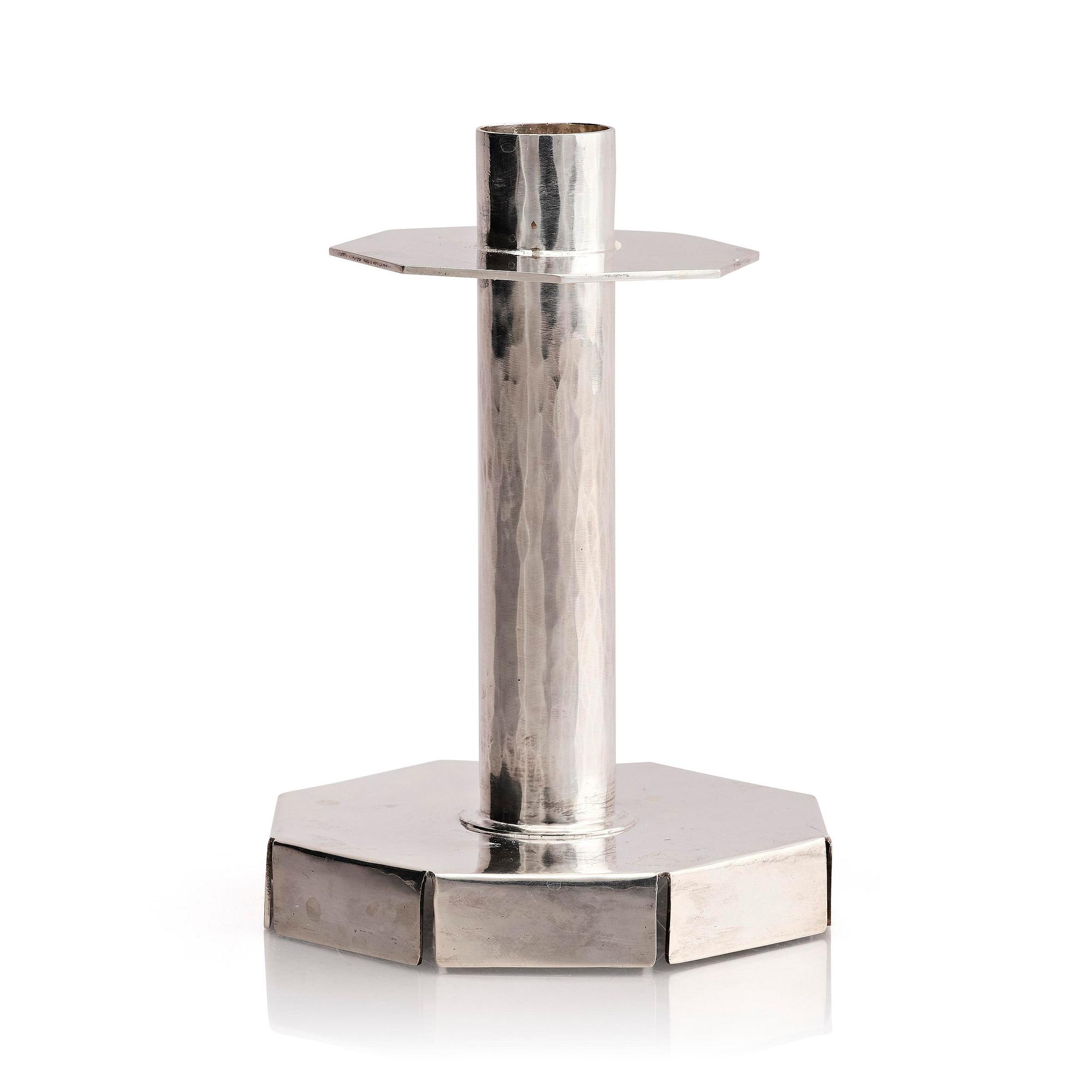 Bengt Liljedahl, ljusstake, sterling silver, Stockholm 1992.