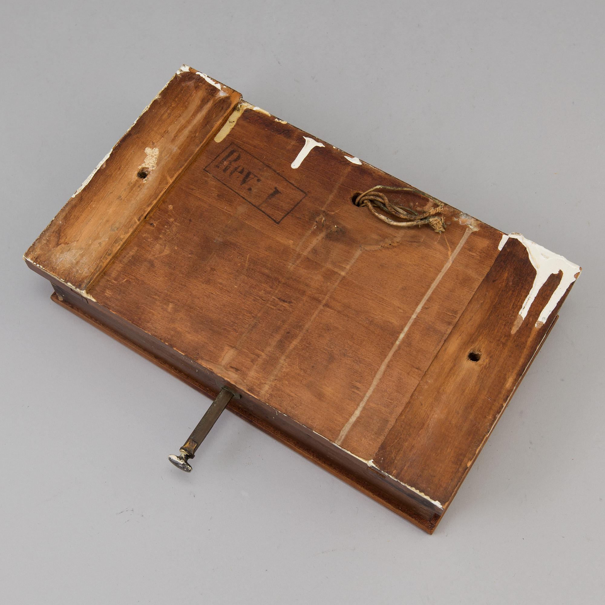 A 20th century servants bell box for four rooms.