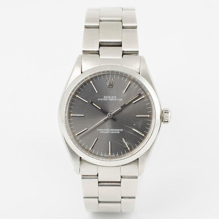 Rolex, Oyster Perpetual, "Sigma Dial", wristwatch, 34 mm.