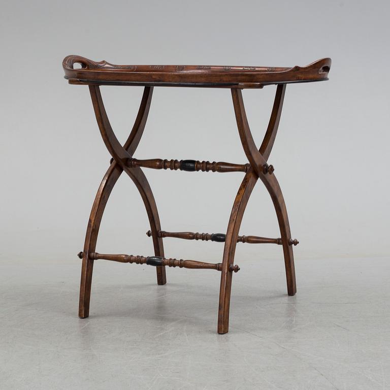 A TABLE, late 19th century.