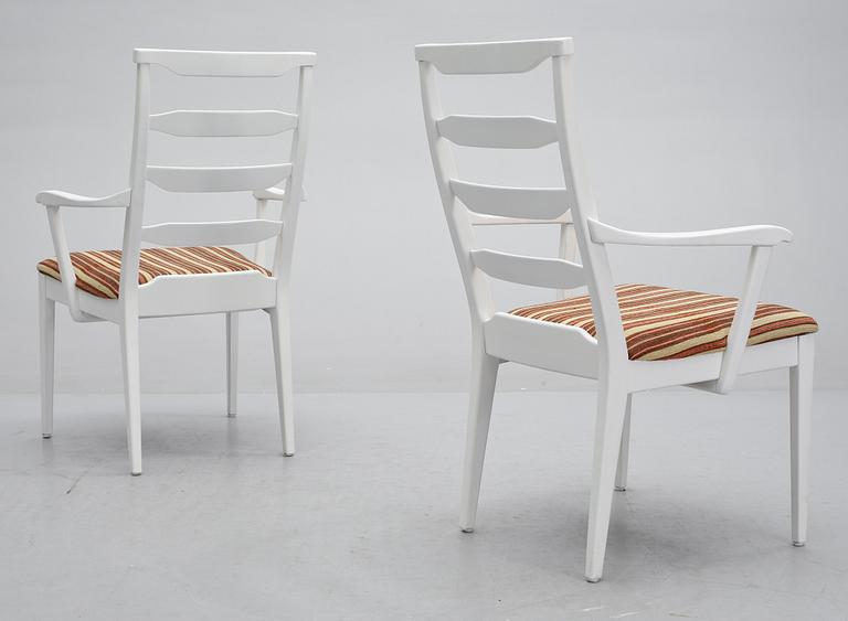 KARMSTOLAR, ett par, Vapensmeden, Carl Malmsten, 1900-talets andra hälft.