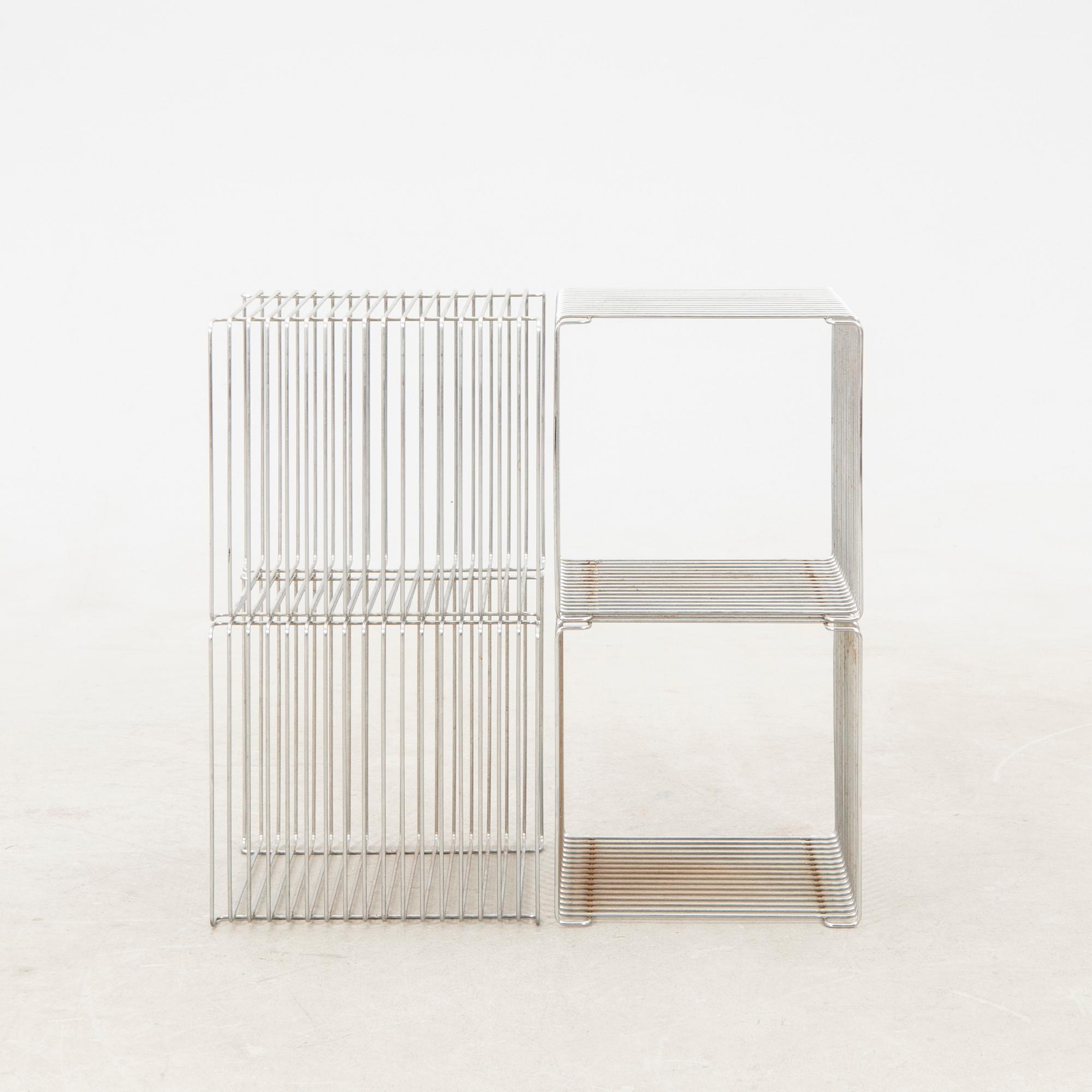 Verner Panton, Hyllsystem "Wire cube" 6 st 1900-talets senare del Danmark.