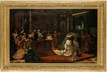 CARL GABRIEL WADELL, olja på duk, signerad och daterad 1894.