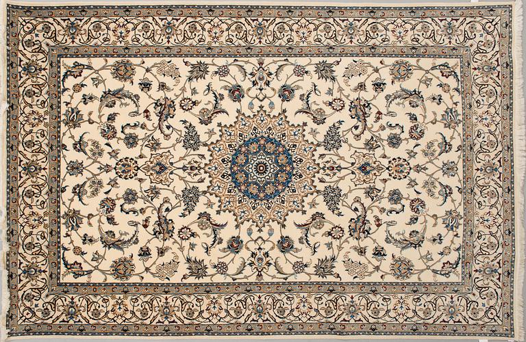 A CARPET, old, Nain, 195x296 cm.