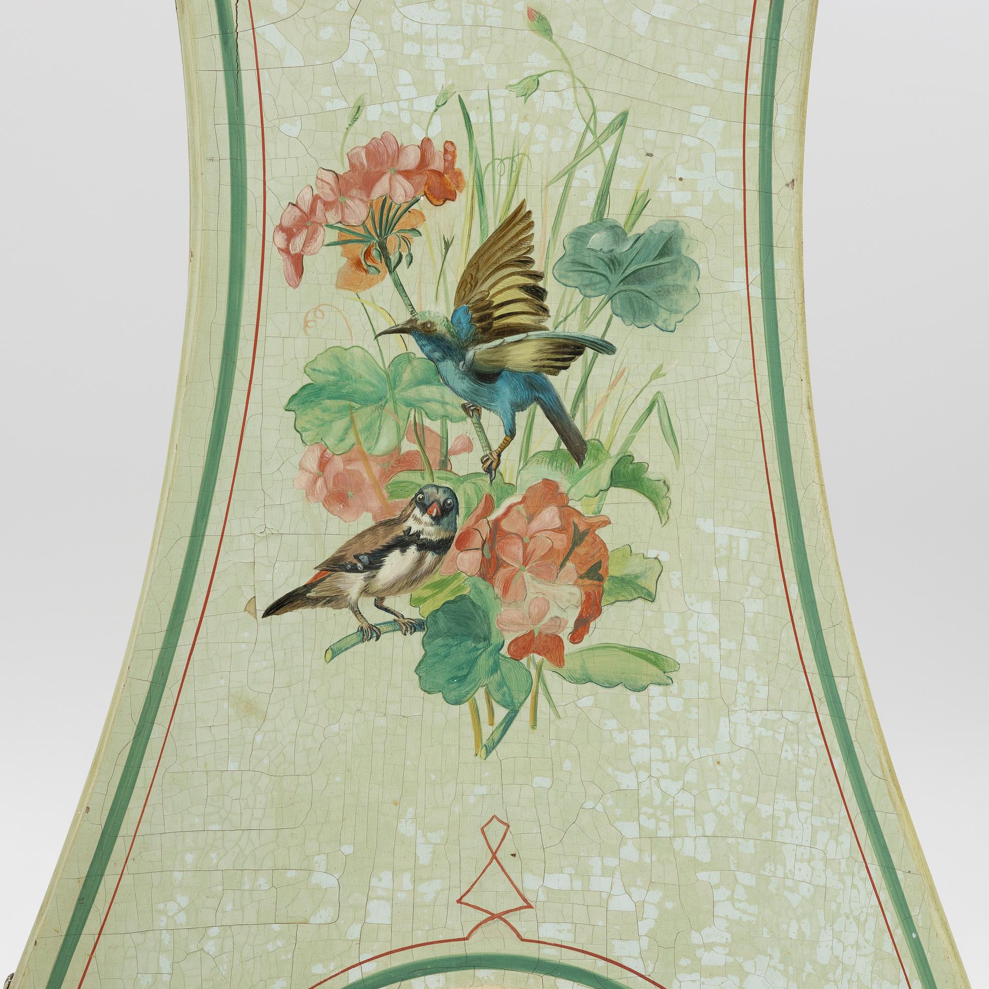 A long-case clock, 19th Century. Stamped with Prince Eugen's emblem.