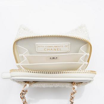 Chanel, bag, Mini Bouclé Bow Bag.