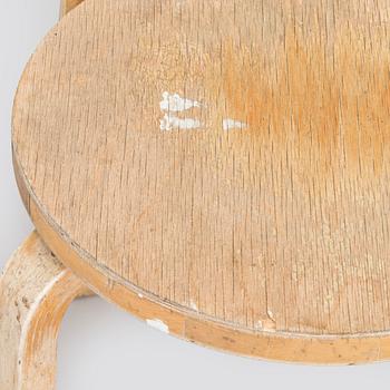 Alvar Aalto, stolar, 3 st, modell 66, Artek 1970/1980-tal.