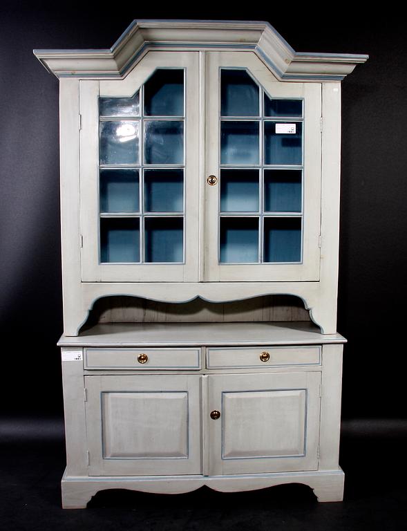 VITRINSKÅP, 1700/1800-tal.