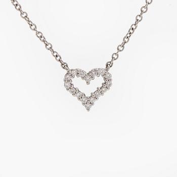 Tiffany & Co, kaulakoru, "Tiffany Hearts", platinaa ja timantteja.
