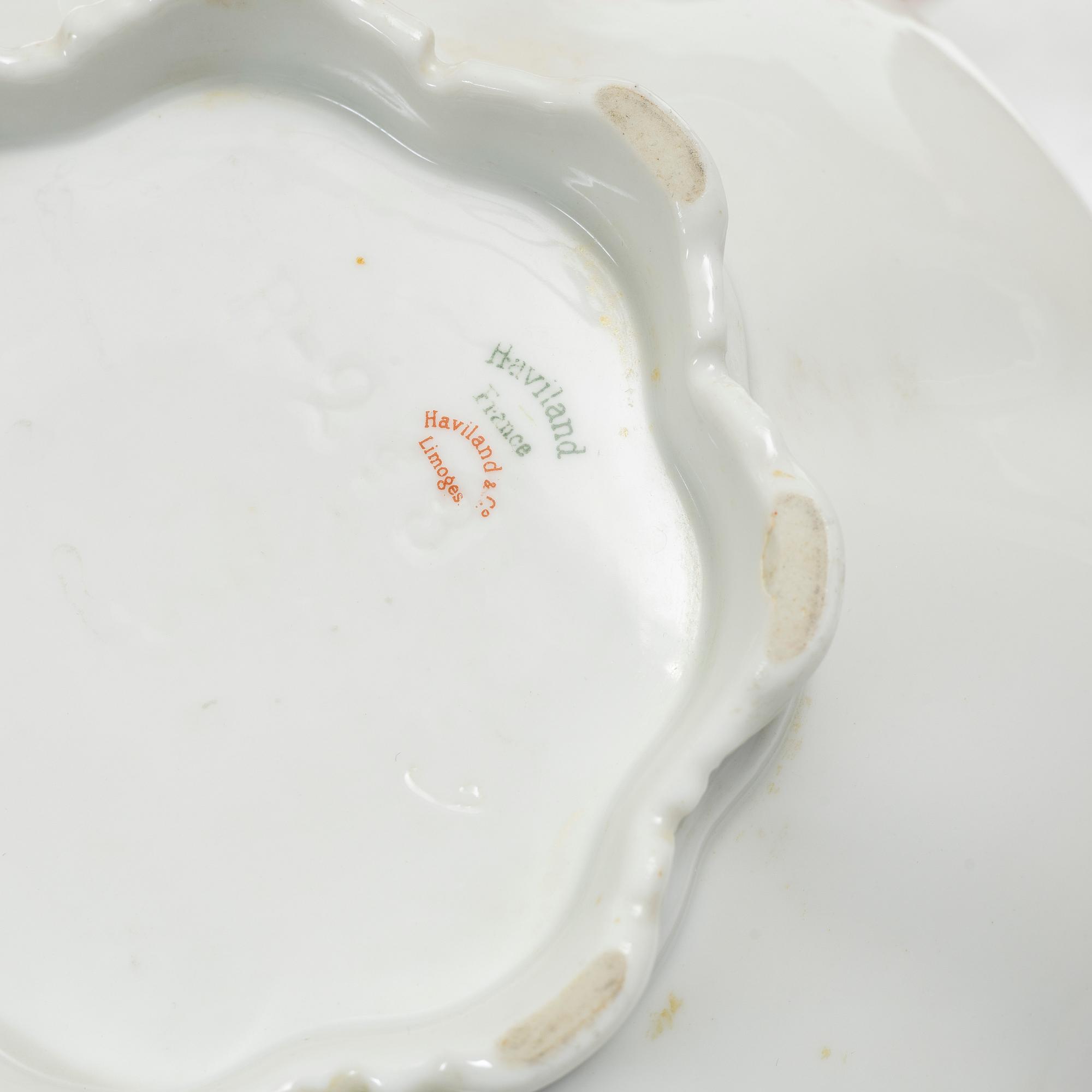 A 146-piece dinner service, Frank Haviland & Co, Paris Limoges, France, circa 1900.