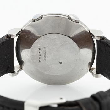 Jaeger-LeCoultre, Memovox, wristwatch, 34,5 mm.