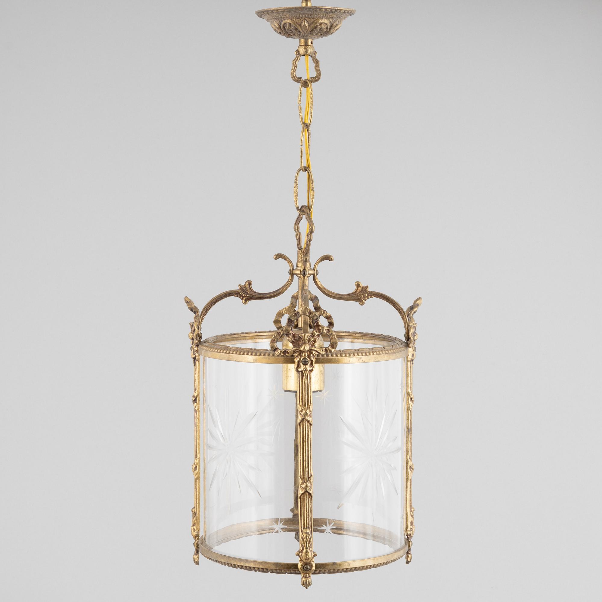 A ceiling lamp, mid-20th Century.