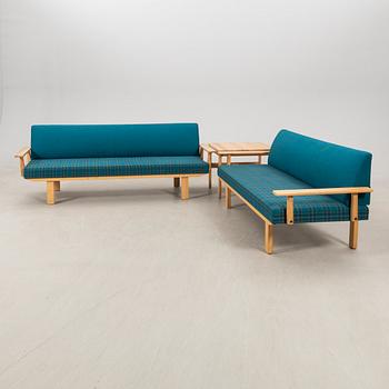 Sofa group 3 pcs, second half of the 20th century.