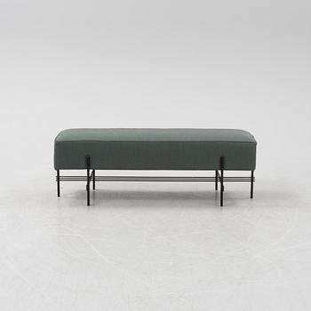 A TS Pouffe bench by GamFratesi for Gubi, designed 2014.