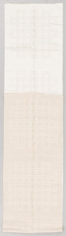 DUKAR, 2 st och LÖPARE, linne, Klässbols Linneväveri.