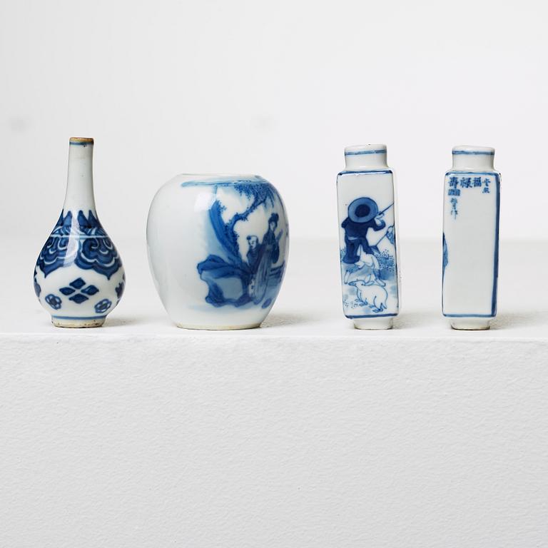 PARTI KINAPORSLIN, 13 delar, 1700-1900-tal.