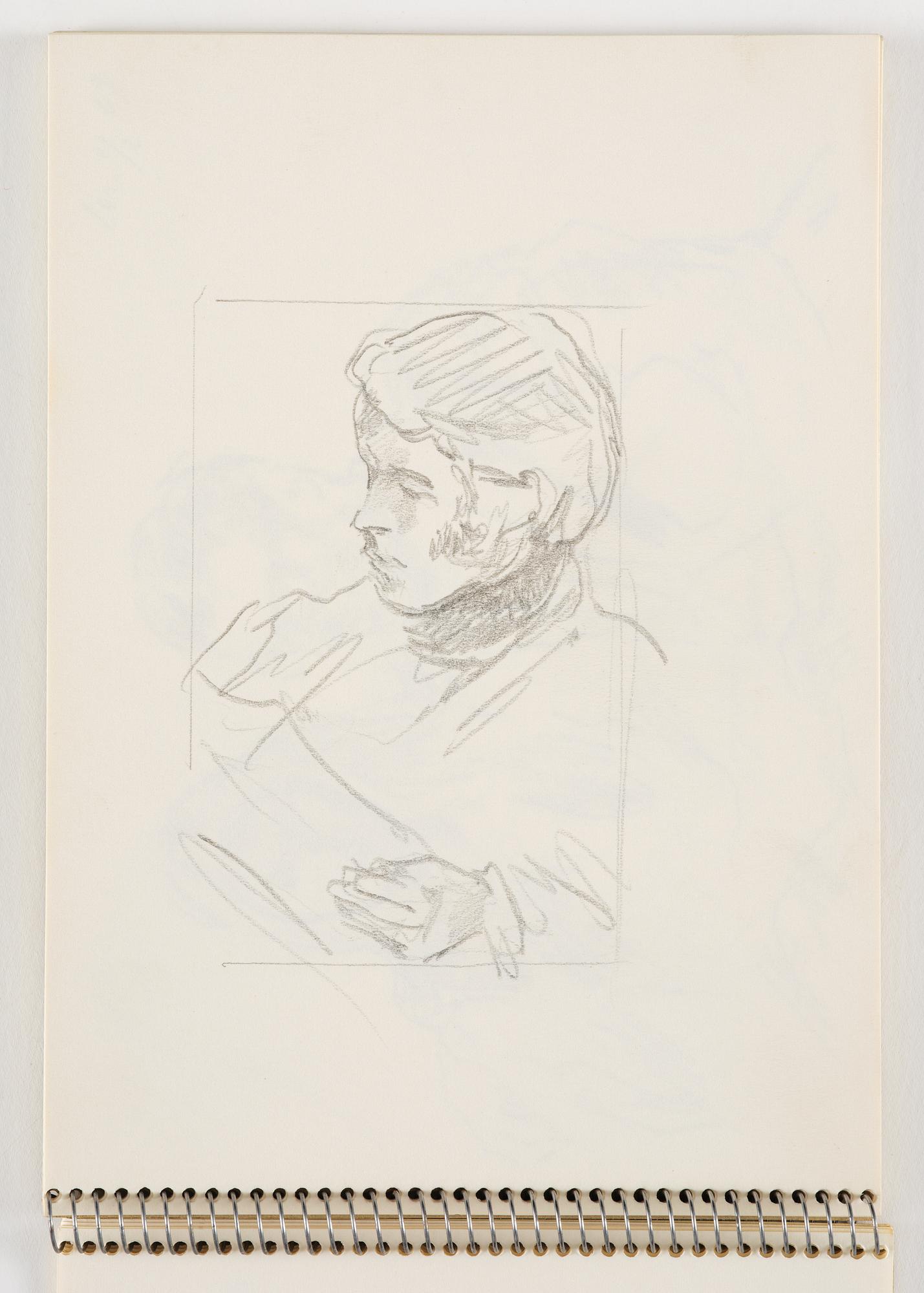 Lotte Laserstein, Skissblock med 19 teckningar varav 1 signerad.