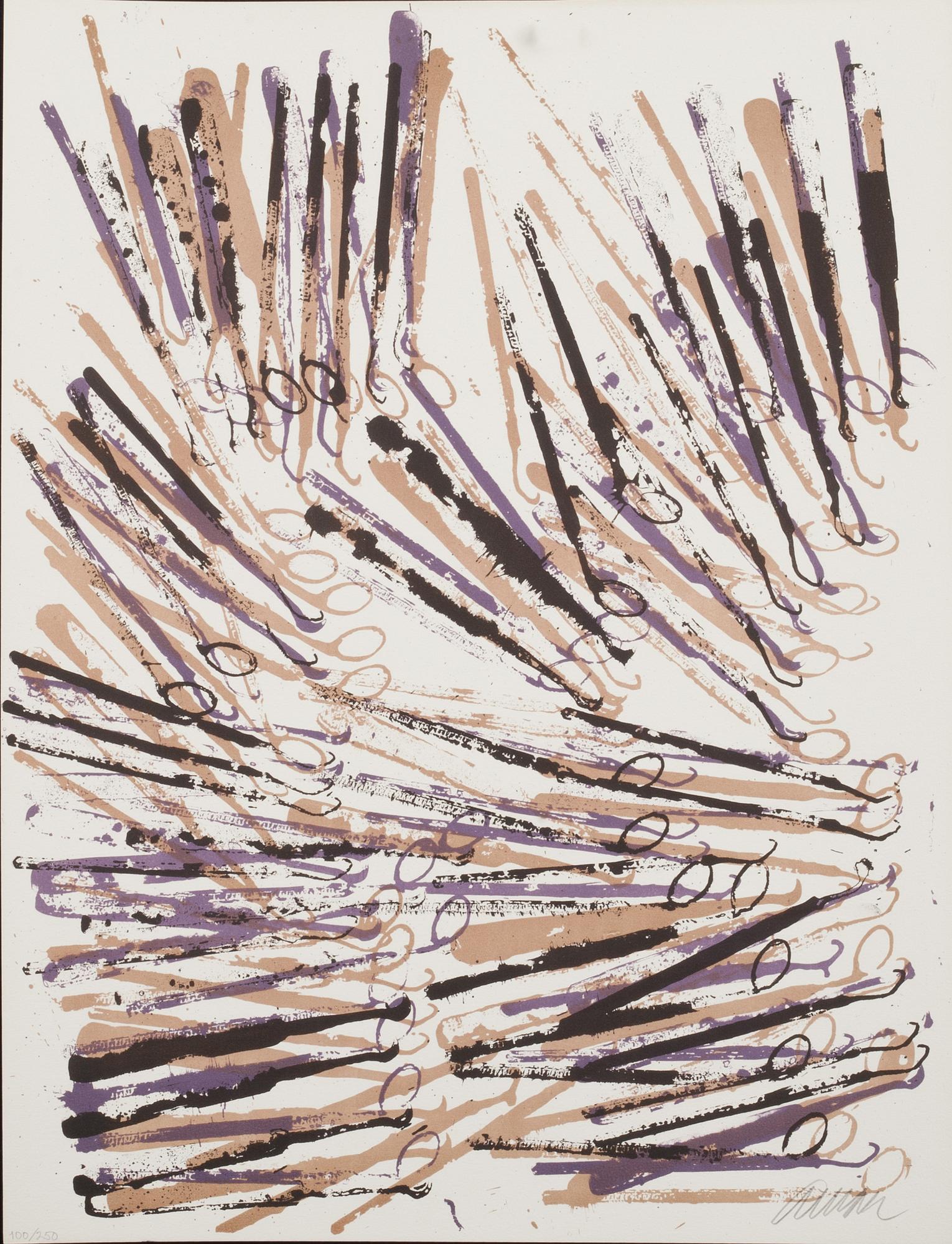 FERNANDEZ ARMAN, mapp med 5 färglitografier, signerade och numrerade 100/250.