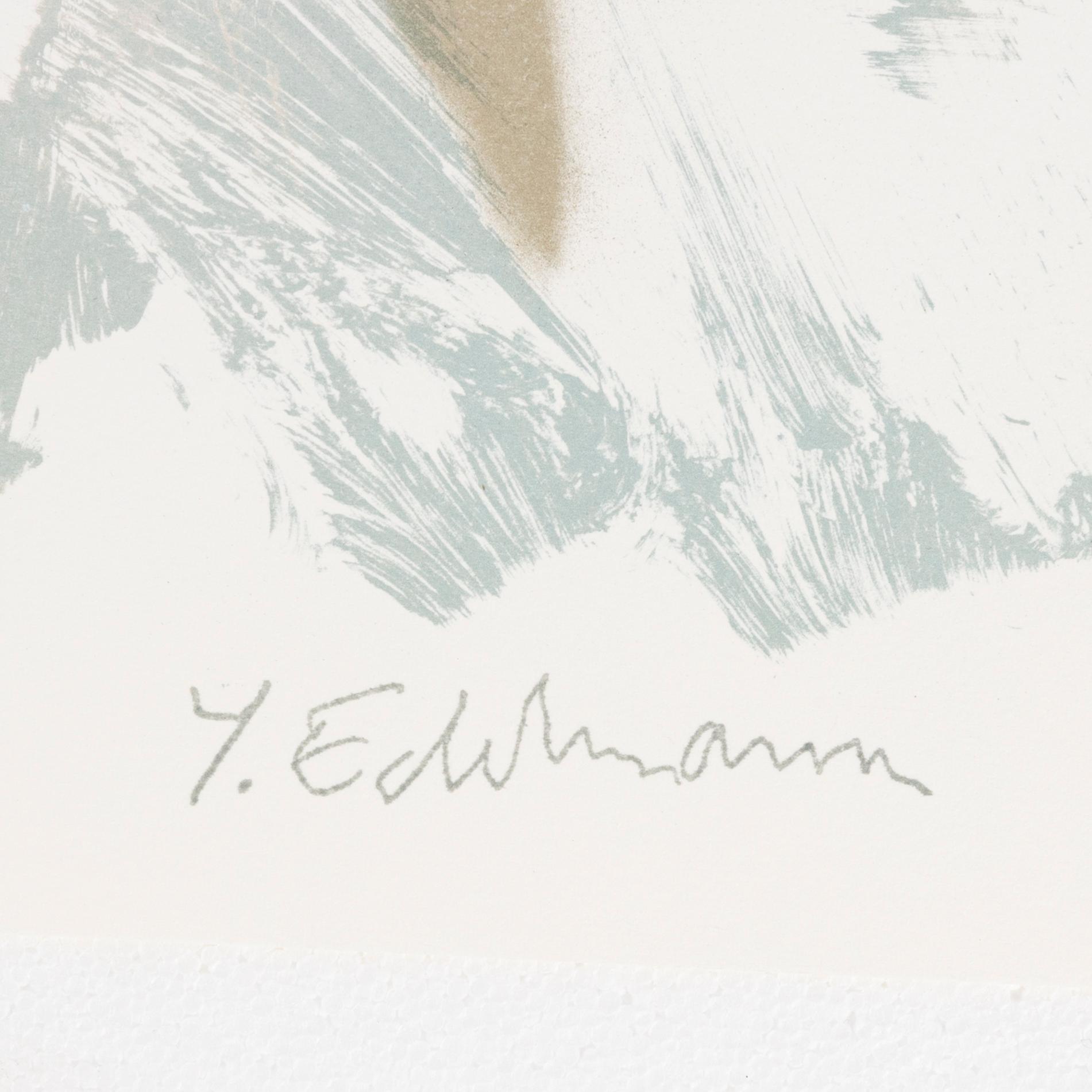 Yrjö Edelmann, färglitografi, stämpelsignerad HC.