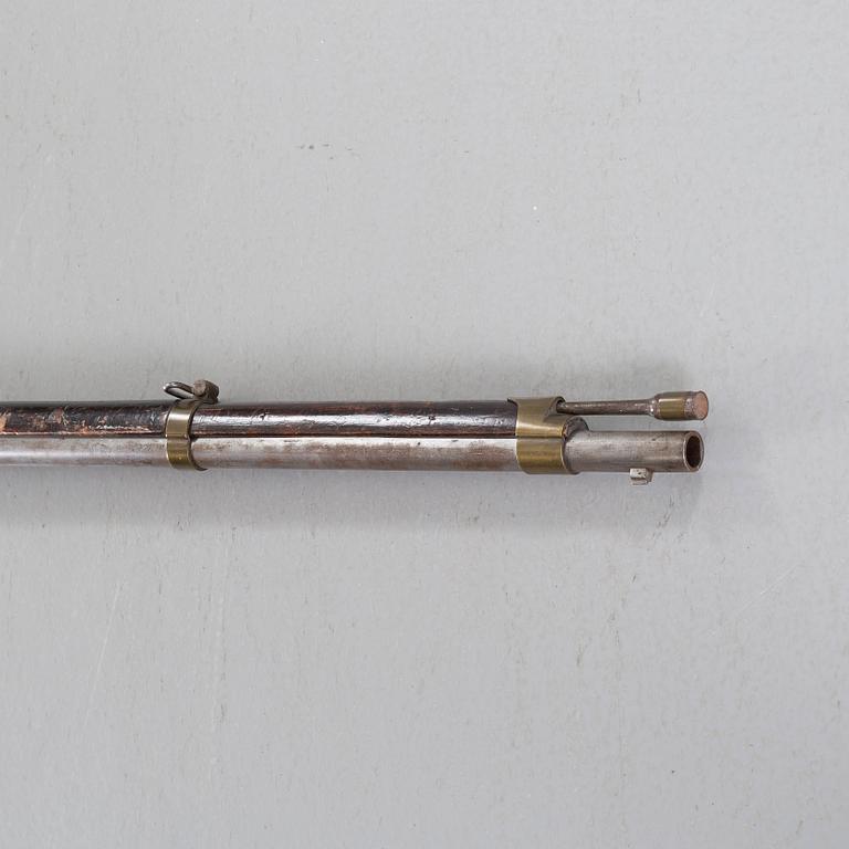 A percussion rifle, m/1857.