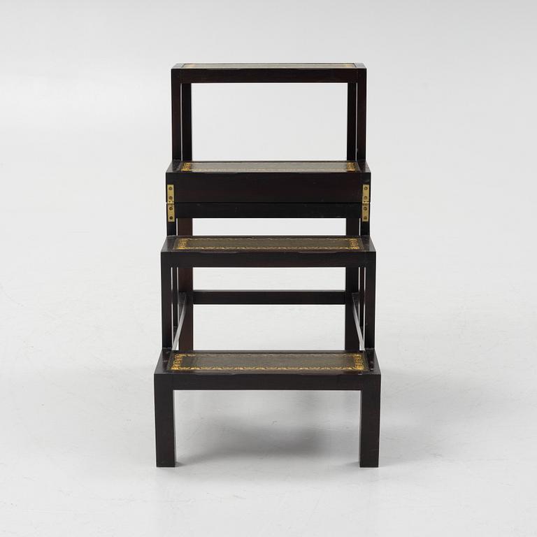 Library ladder/table, England, second half of the 20th century.