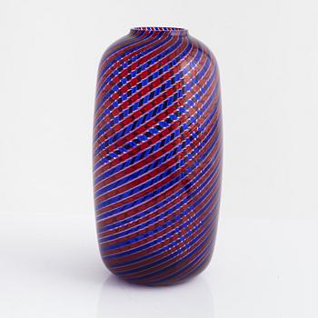 Venini, a glass vase, Murano, Italy, 1989.