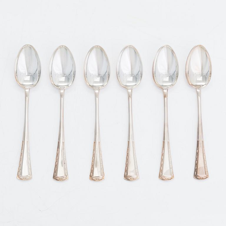 Tillander, Twelve spoons "Käpy" (Spruce cone) 1990-1992. Designed by Vilho Ellenberg 1920s.